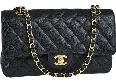 chanel classic flap black and gold|chanel classic double flap.